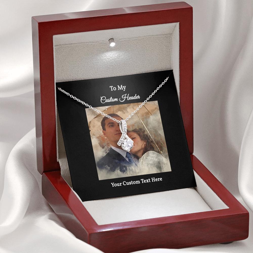 Personalized Portrait with Jewelry