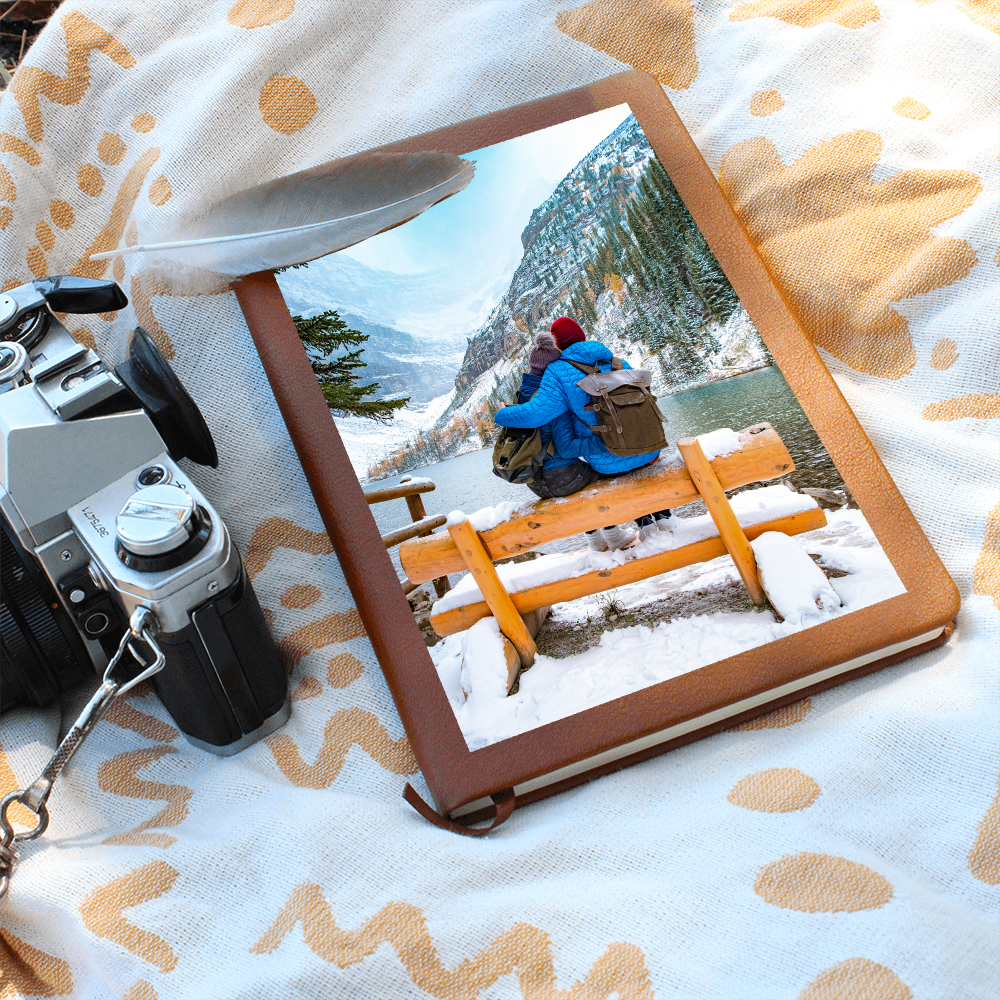 Personalized Leather Journal with Custom Photo - Maple Inspirations