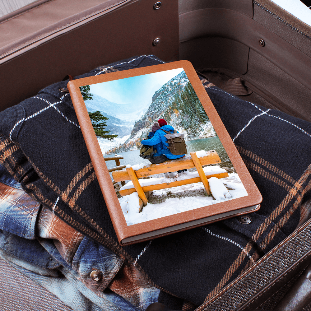 Personalized Leather Journal with Custom Photo - Maple Inspirations