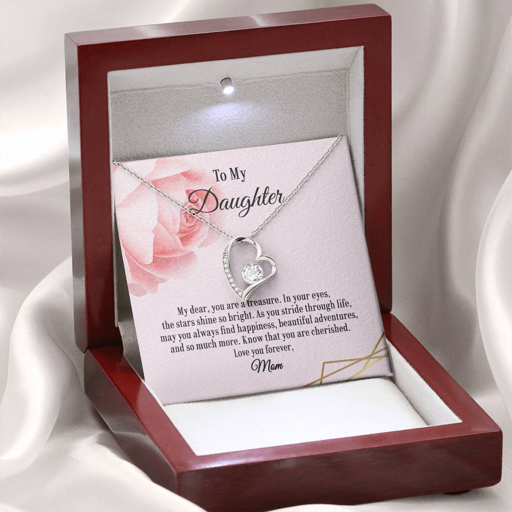 Mom and Daughter Forever Love Necklace, Gift for Daughter