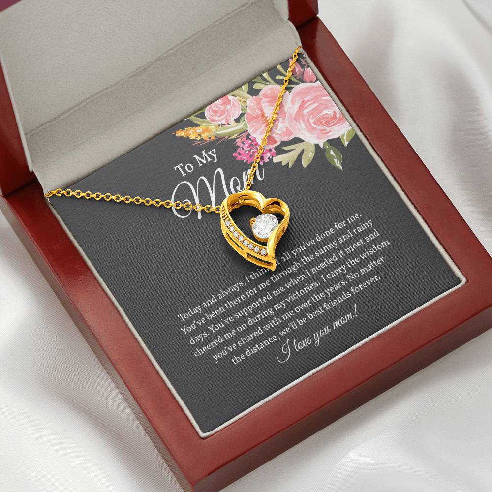 Forever Love Necklace for Mom, Gift from Daughter for Mom, Necklace for Mom,  Gift for Mom from Son