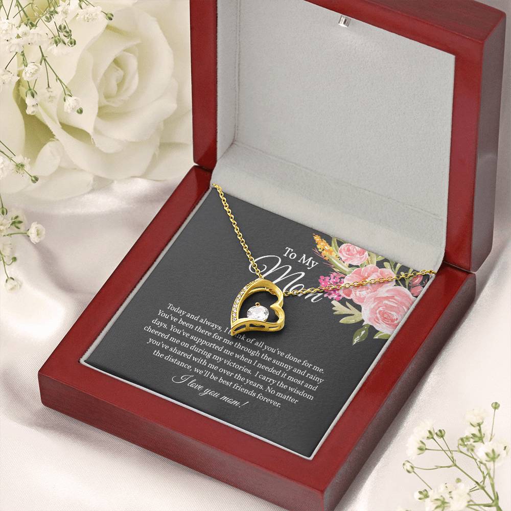 Forever Love Necklace for Mom, Gift from Daughter for Mom, Necklace for Mom,  Gift for Mom from Son