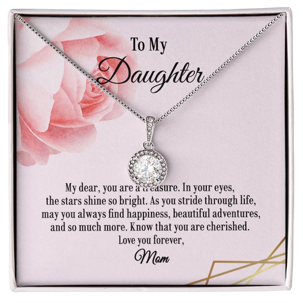 Gift for Daughter, Mom and Daughter  Eternal Hope Necklace