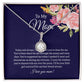 Gift from Daughter for Mom, Eternal Hope Necklace for Mom