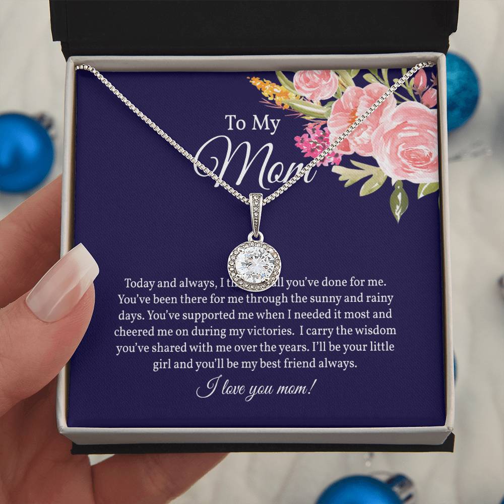 Gift from Daughter for Mom, Eternal Hope Necklace for Mom