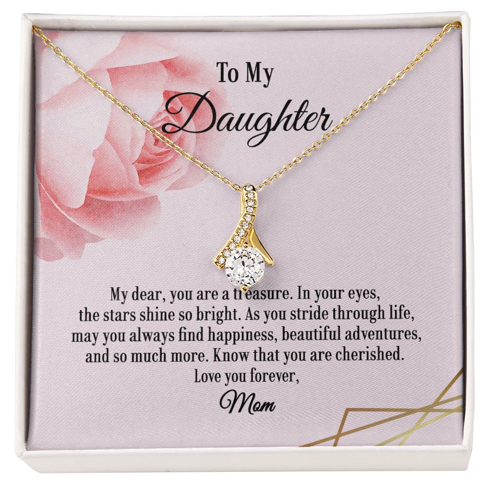 Mom and Daughter Alluring Beauty  Necklace, Gift for Daughter