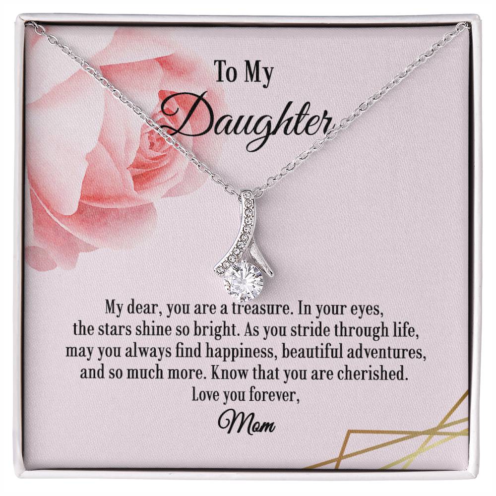 Mom and Daughter Alluring Beauty  Necklace, Gift for Daughter