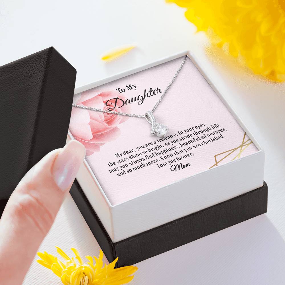 Mom and Daughter Alluring Beauty  Necklace, Gift for Daughter