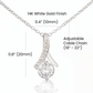 Mom and Daughter Alluring Beauty  Necklace, Gift for Daughter
