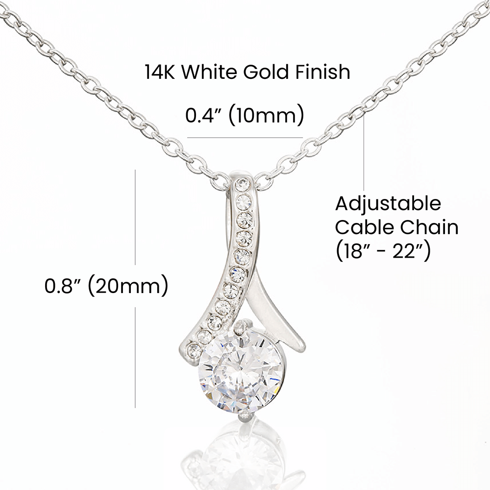 Mom and Daughter Alluring Beauty  Necklace, Gift for Daughter