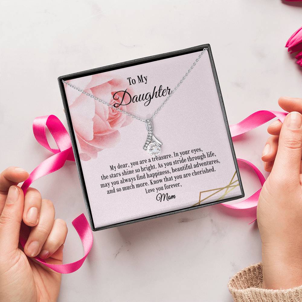 Mom and Daughter Alluring Beauty  Necklace, Gift for Daughter