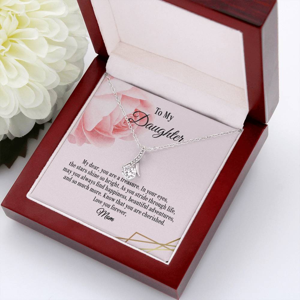 Mom and Daughter Alluring Beauty  Necklace, Gift for Daughter