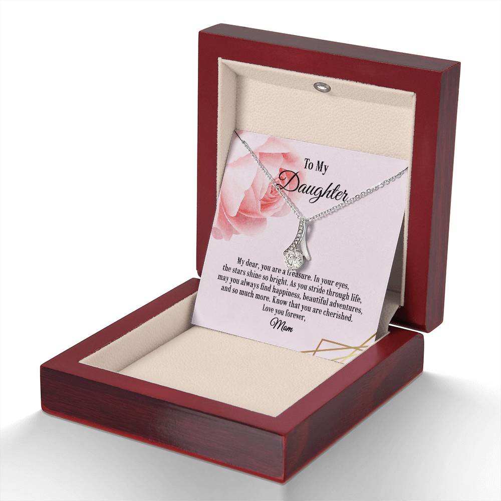 Mom and Daughter Alluring Beauty  Necklace, Gift for Daughter