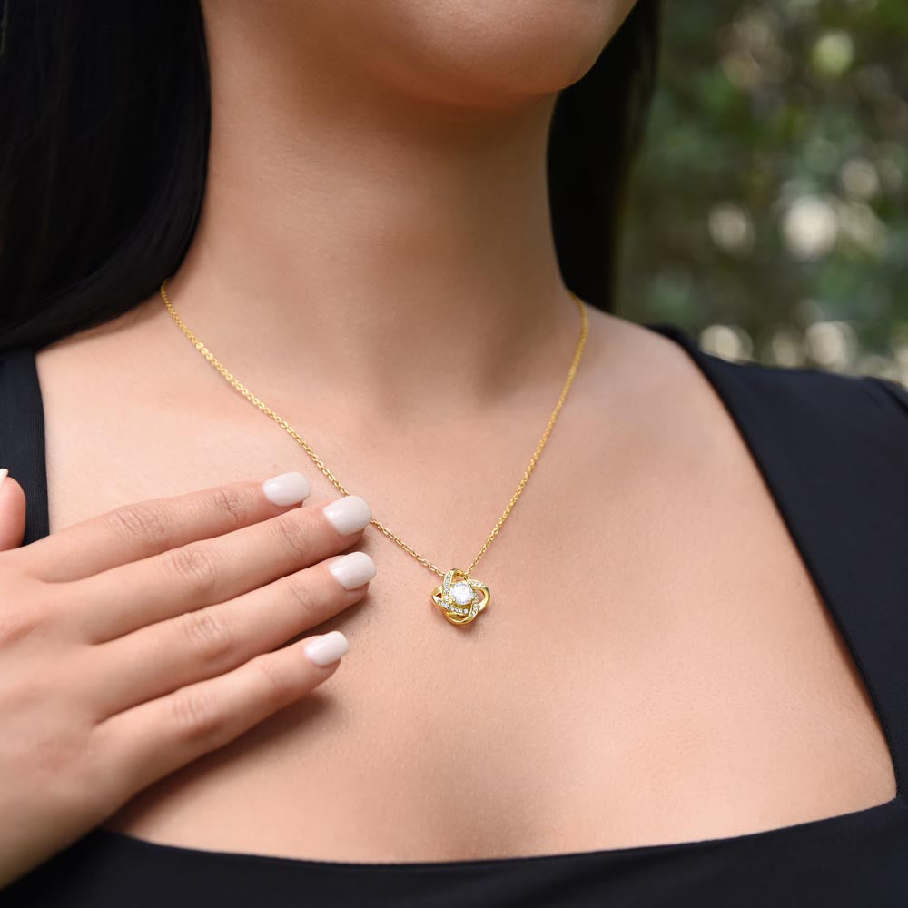 Love Knot Necklace for Our Dearest Mommy, New mom Gift, Pregnancy Gift