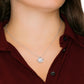 Love Knot Necklace for Mom, Mom and Daughter, Gift from Daughter for Mom,  Necklace gift from Son for Mom