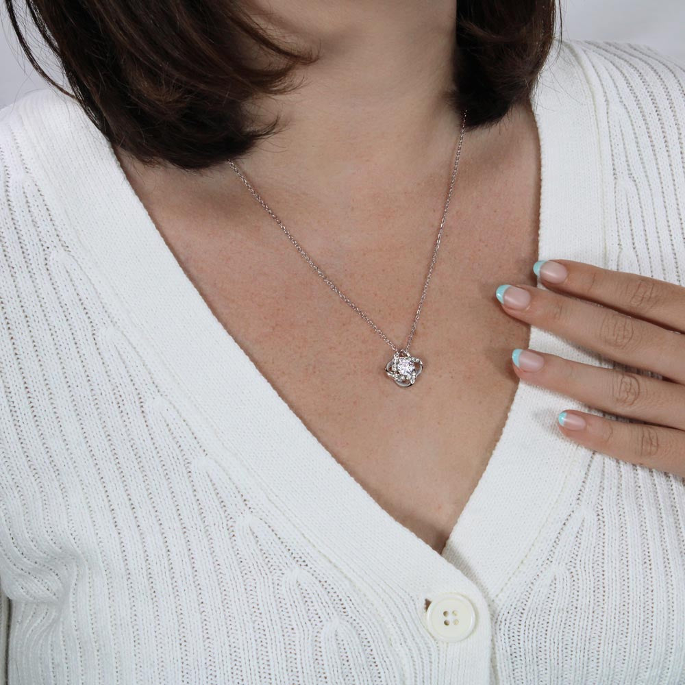 Love Knot Necklace for Our Dearest Mommy, New mom Gift, Pregnancy Gift