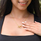 Gift from Daughter for Mom, Interlocking Hearts Necklace for Mom