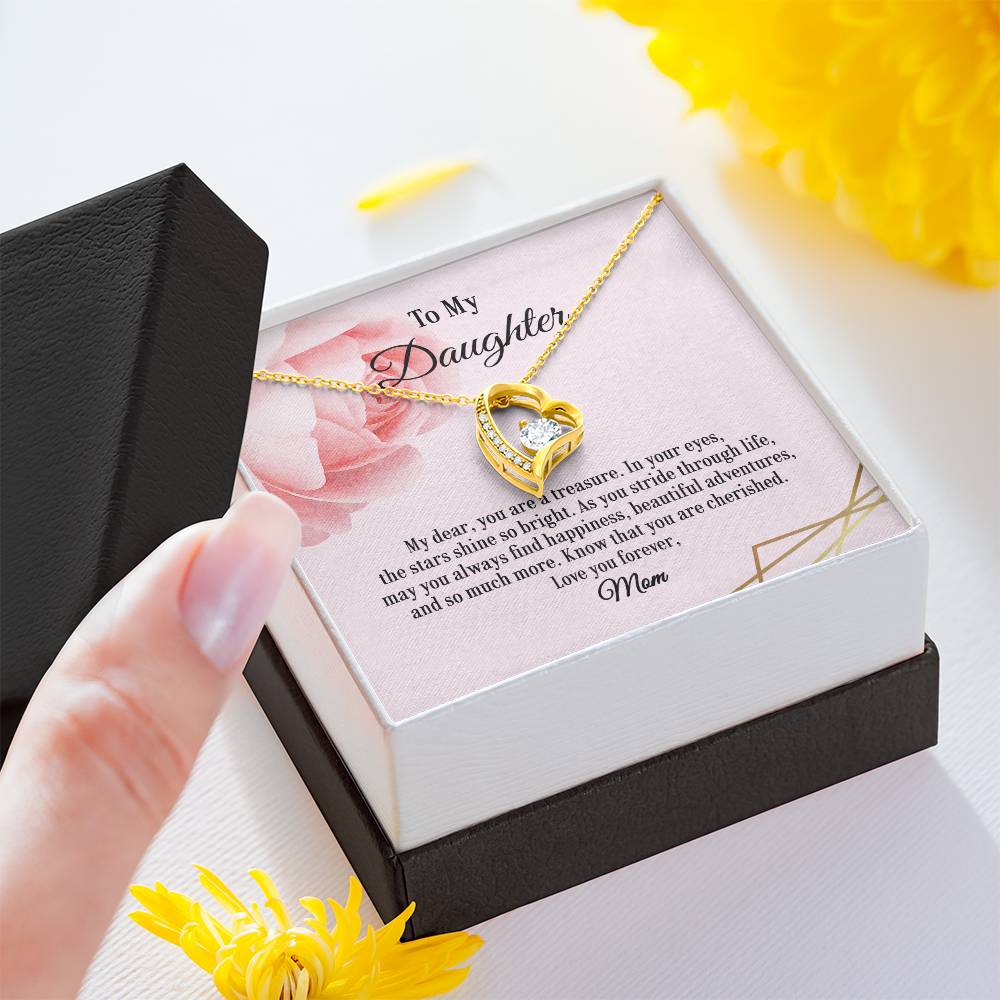 Mom and Daughter Forever Love Necklace, Gift for Daughter