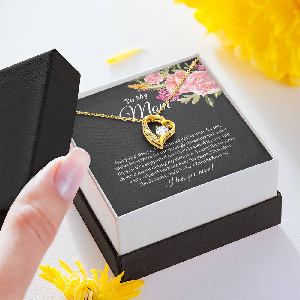 Forever Love Necklace for Mom, Gift from Daughter for Mom, Necklace for Mom,  Gift for Mom from Son