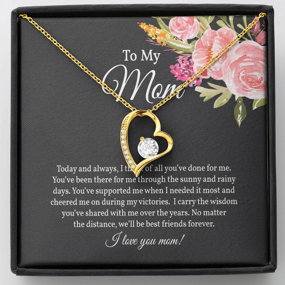 Forever Love Necklace for Mom, Gift from Daughter for Mom, Necklace for Mom,  Gift for Mom from Son