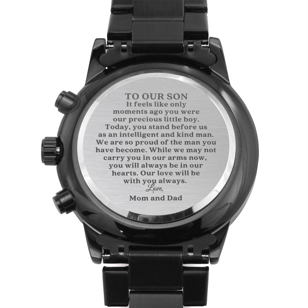 Personalized Engraved Watch for Him, Gift for Son