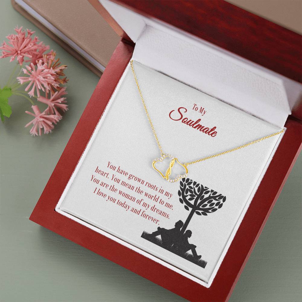 Stunning Gold Hearts Gift for Her, Soulmate Gift, Proposal Gift