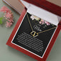 Stunning Gold Hearts Everlasting Love Necklace for Mother of the Bride