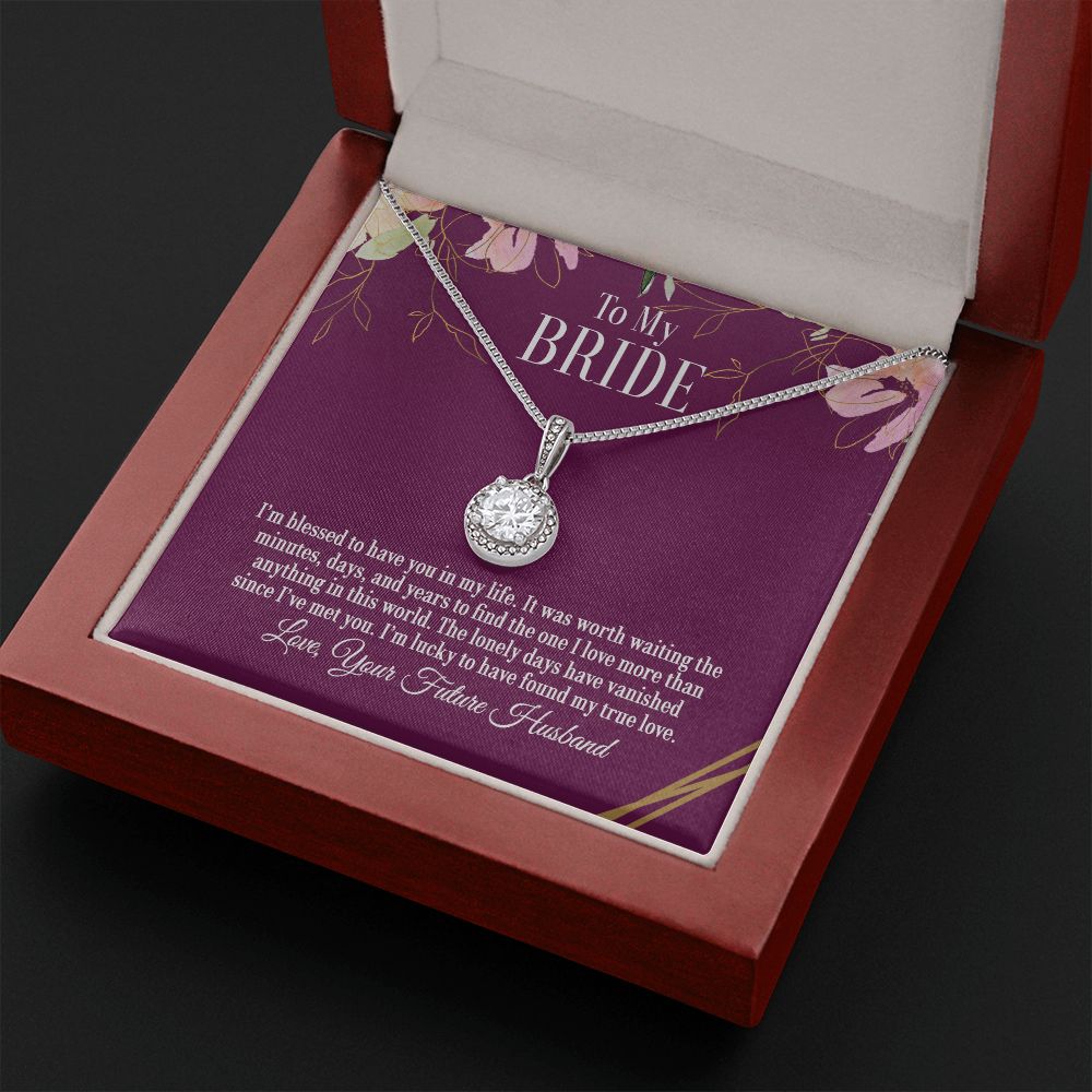 Gift for Bride on Wedding Day from Groom, Necklace for Bride
