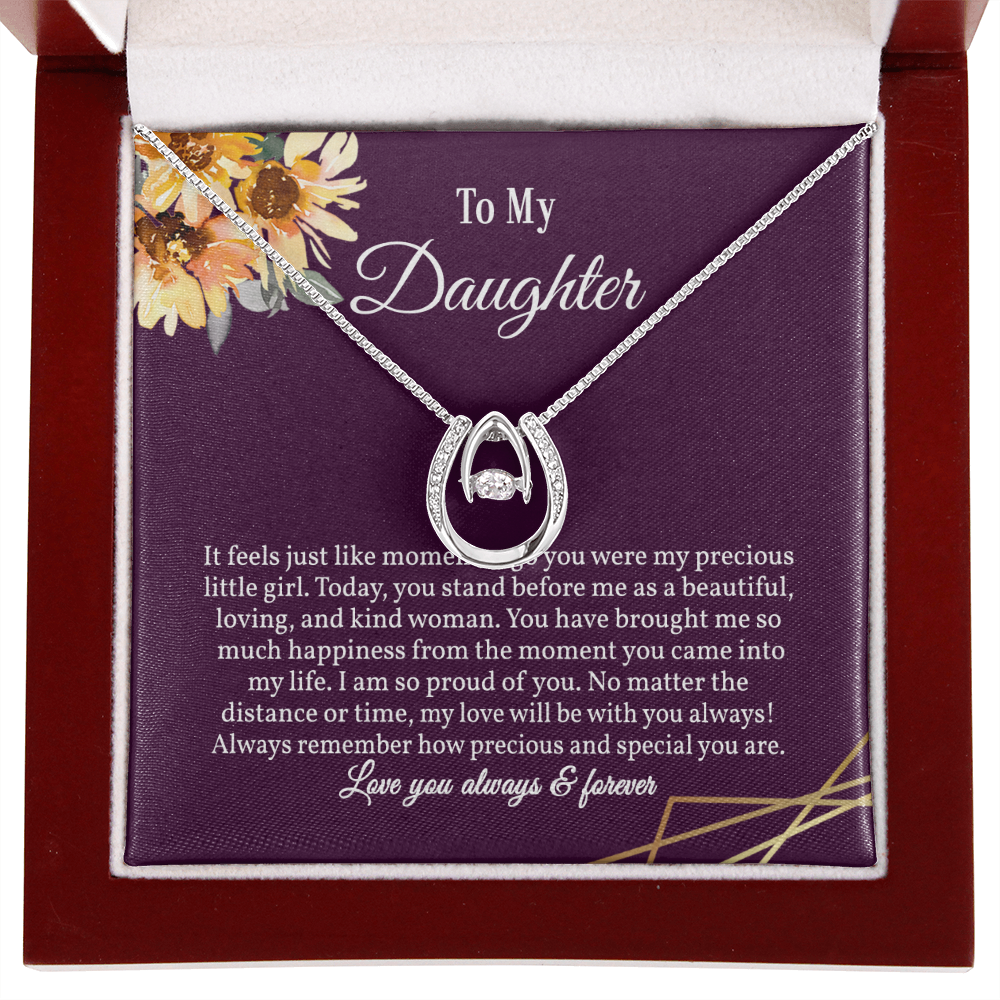 To My Daughter Necklace Gift, Daughter Necklace, Jewelry for Daughter