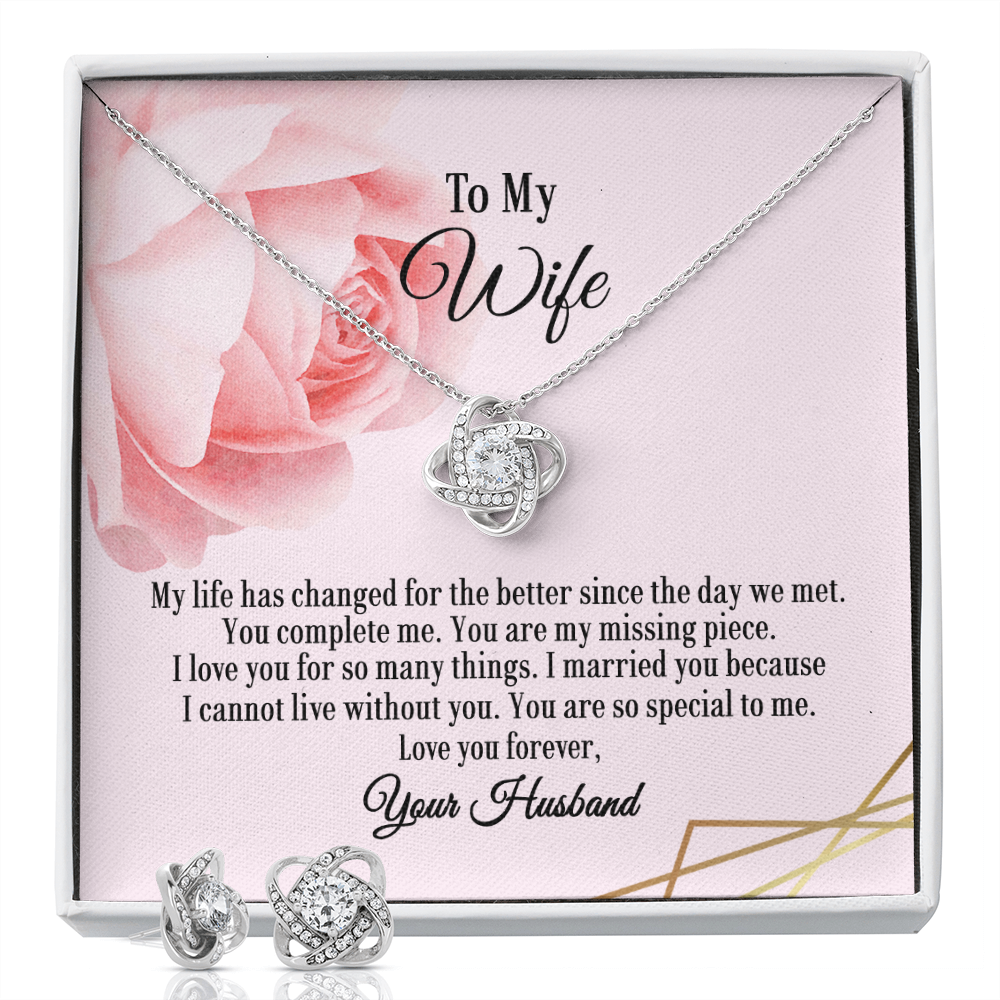 Sweet Sister-In-Law Connected Hearts Message Card Necklace – love