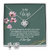 Elegant Love Knot Earring and Necklace Set for Wife