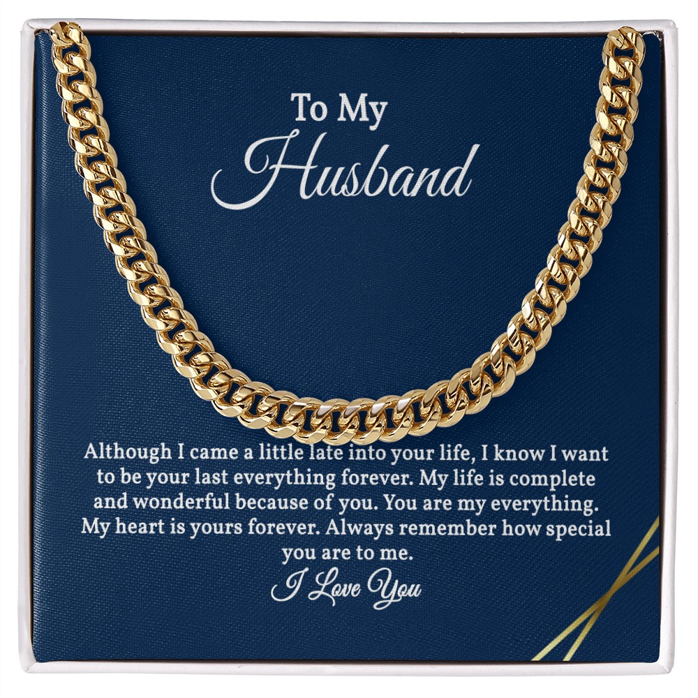To My Husband Necklace