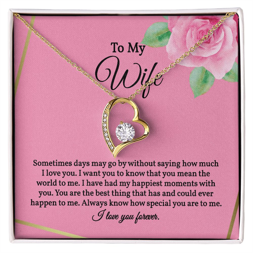 Necklace for Wife, Mother's Day Gift for Wife, Thoughtful Gift for Wife, Present for Wife, Necklace Gift from Husband, Unique Gifts For Wife
