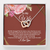 Stunning Interlocking Hearts Pendant Necklace for Wife