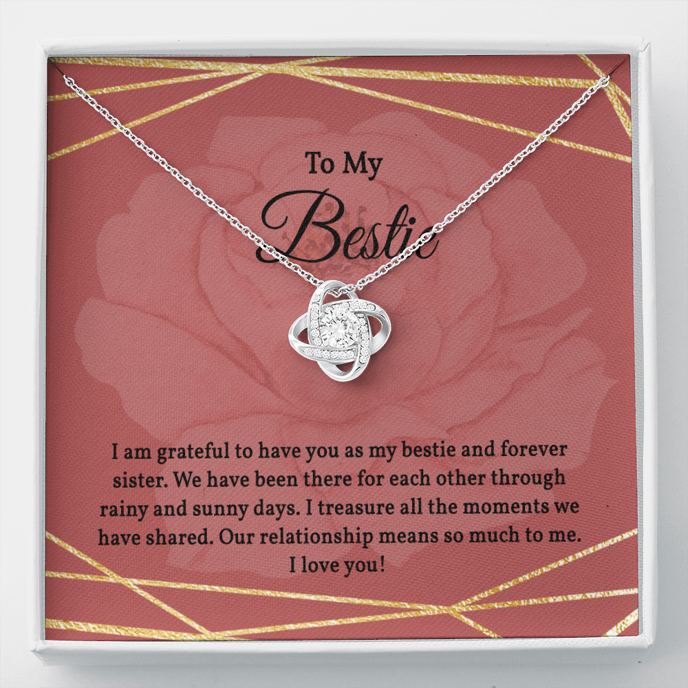 Love Knot Necklace for Best Friend