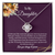 To My Daughter Necklace - My Love Will Be With You Always