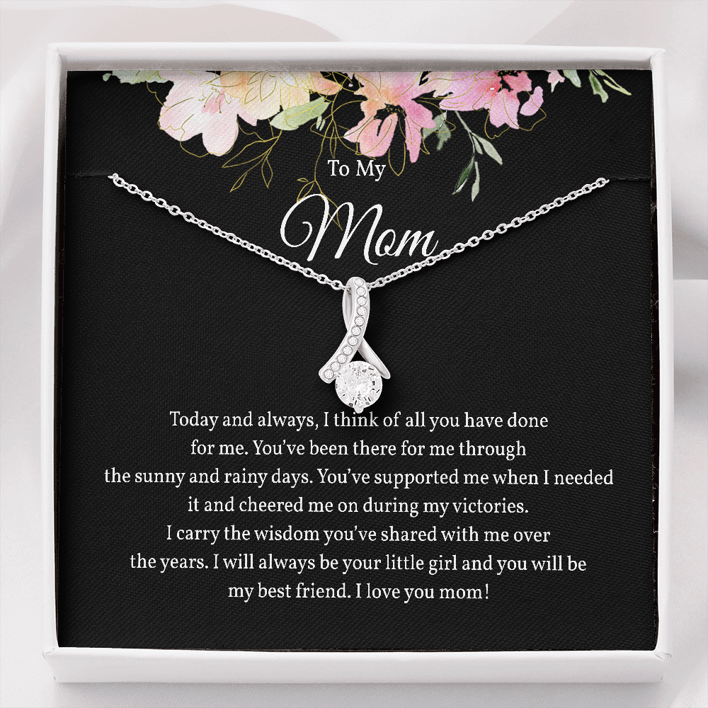 Alluring Beauty Pendant Necklace for Mom